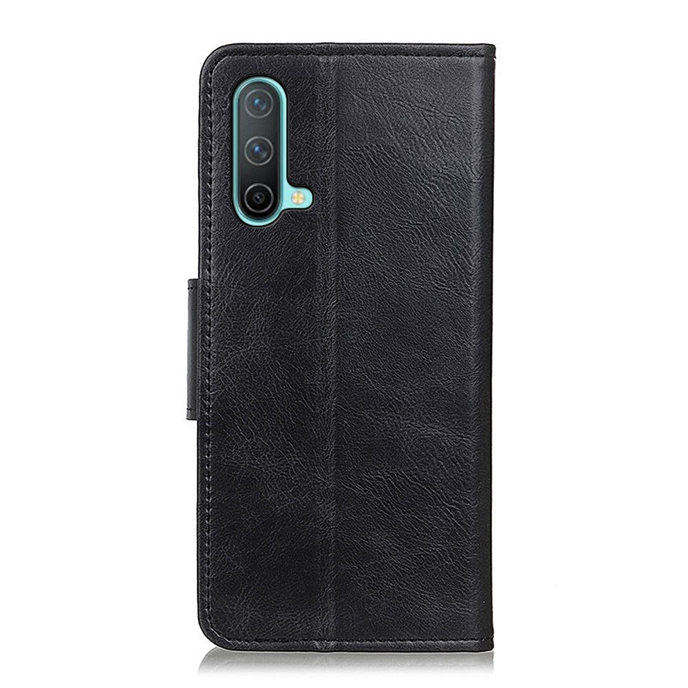 EIDERWOOD OnePlus Nord CE (5G) Kunstlæder Flip Cover m. Pung & Ståfunktion - Sort