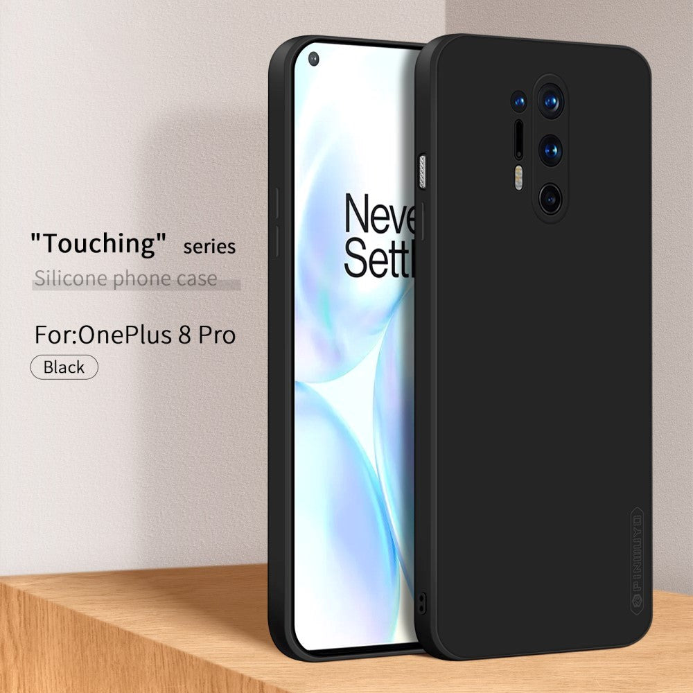 OnePlus 8 Pro Pinwuyo Silikone Cover - Sort