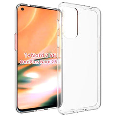 OnePlus Nord 2 (5G) Minimalistisk Fleksibelt Plastik Cover - Gennemsigtig