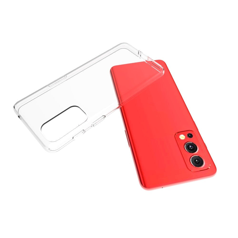 OnePlus Nord 2 (5G) Minimalistisk Fleksibelt Plastik Cover - Gennemsigtig