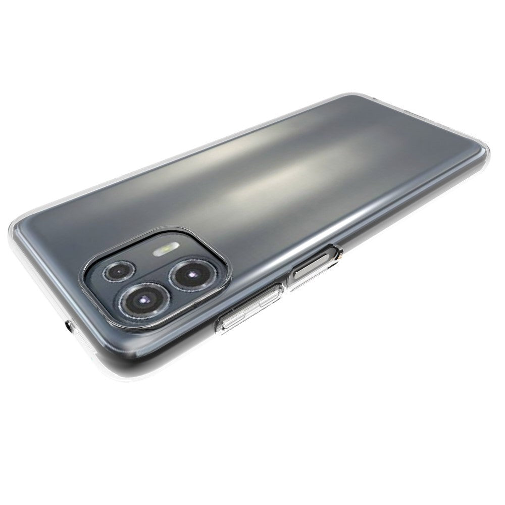 Motorola Edge 20 Lite Fleksibelt Plastik Cover - Gennemsigtig