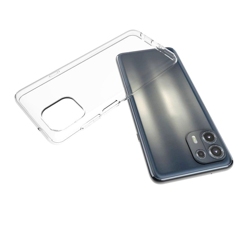Motorola Edge 20 Lite Fleksibelt Plastik Cover - Gennemsigtig
