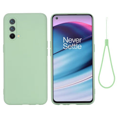 EIDERWOOD OnePlus Nord CE (5G) Liquid Silikone Cover m. Strop - Grøn