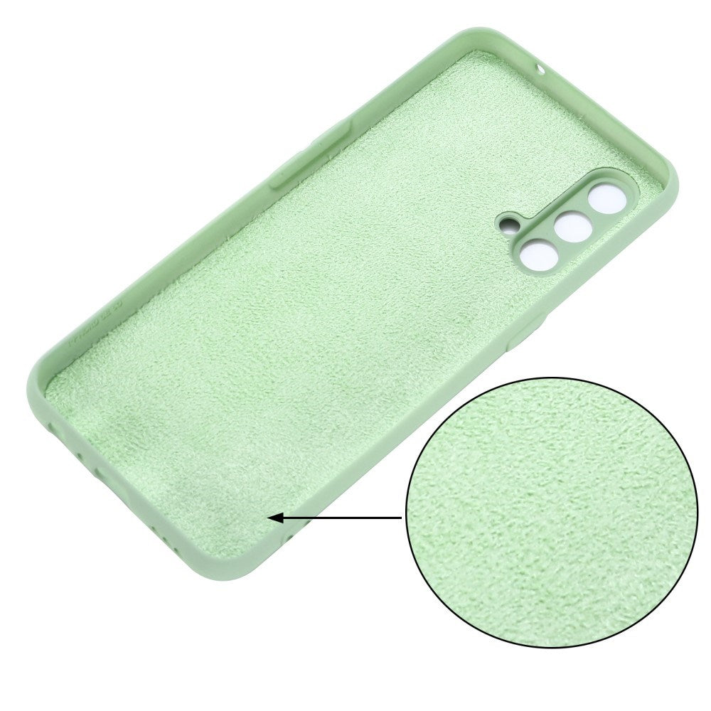 EIDERWOOD OnePlus Nord CE (5G) Liquid Silikone Cover m. Strop - Grøn