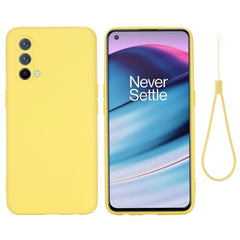 EIDERWOOD OnePlus Nord CE (5G) Liquid Silikone Cover m. Strop - Gul