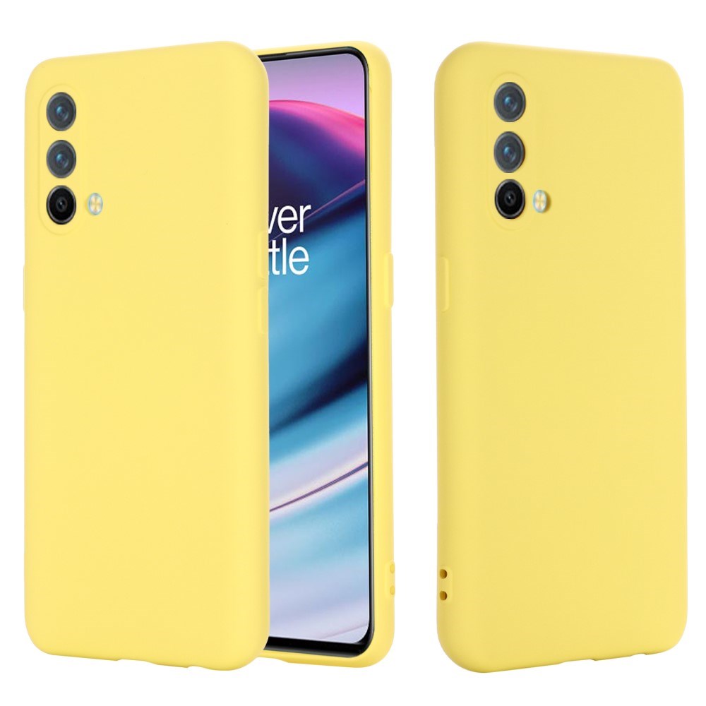 EIDERWOOD OnePlus Nord CE (5G) Liquid Silikone Cover m. Strop - Gul