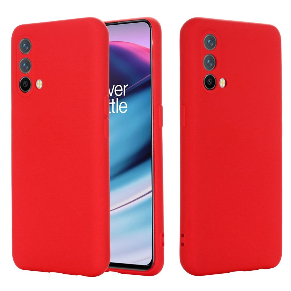 EIDERWOOD OnePlus Nord CE (5G) Liquid Silikone Cover m. Strop - Rød