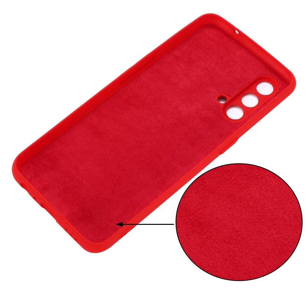 EIDERWOOD OnePlus Nord CE (5G) Liquid Silikone Cover m. Strop - Rød