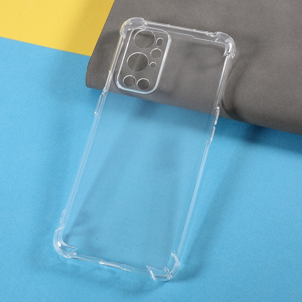 EIDERWOOD OnePlus 9 Pro Plastik Cover m. Stødabsorberende Hjørner - Gennemsigtig