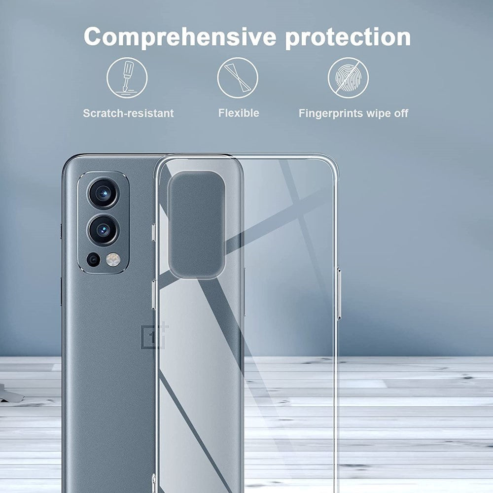 OnePlus Nord 2 (5G) Fleksibelt Plastik Cover - Gennemsigtig