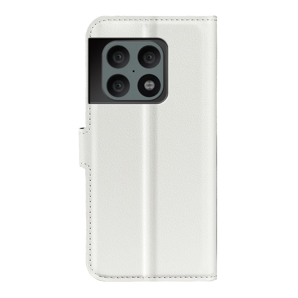 EIDERWOOD OnePlus 10 Pro Kunstlæder Flip Cover m. Kortholder & Ståfunktion - Hvid