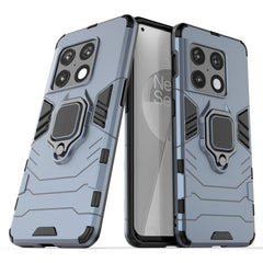 OnePlus 10 Pro Hybrid Håndværker Cover m. Magnetisk Kickstand - Blå