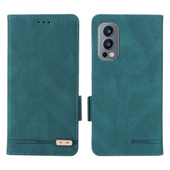 OnePlus Nord 2 (5G) Flip Cover m. Standerfunktion & Pung - Grøn