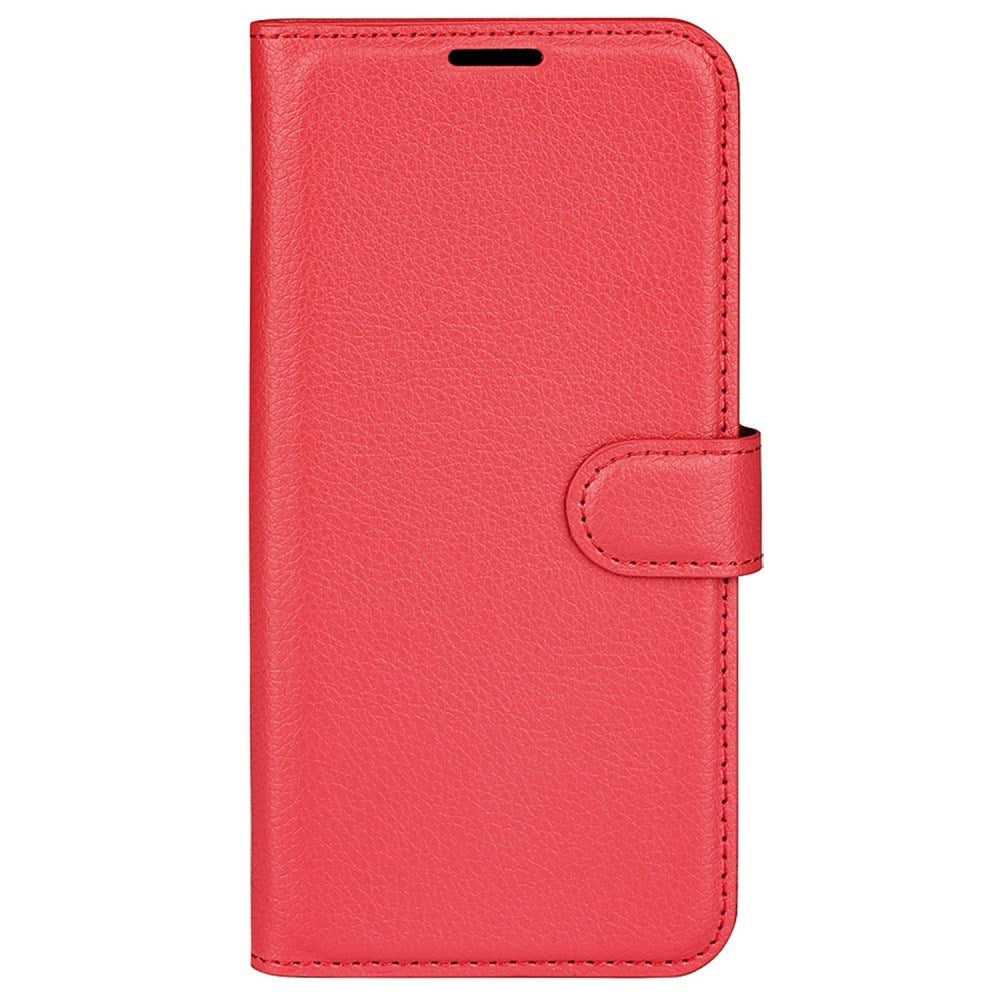 EIDERWOOD OnePlus Nord 2T (5G) Kunstlæder Flip Cover m. Kortholder & Ståfunktion - Rød