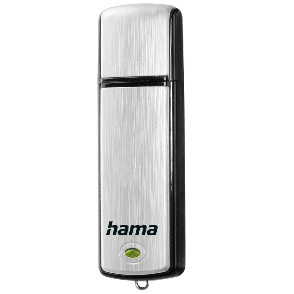 HAMA 32GB USB-Stik 2.0 - 10MB/s - Sølv / Sort