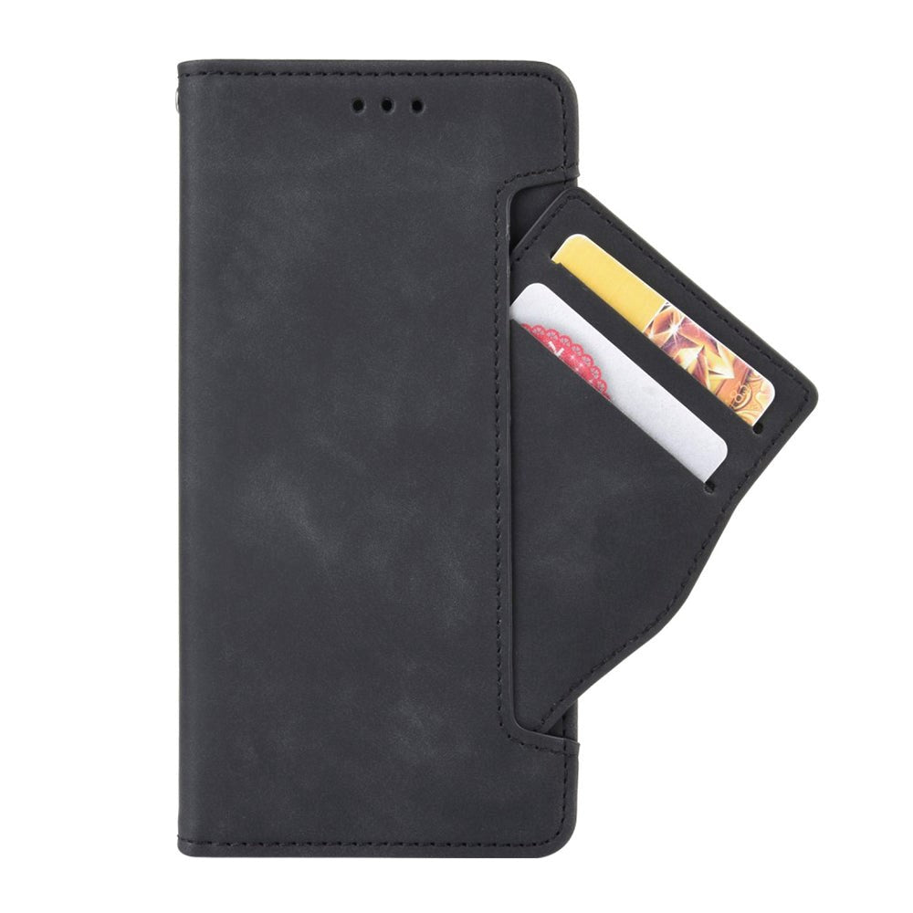 Doogee X95 Blødt Læder Cover m. Pung - Sort