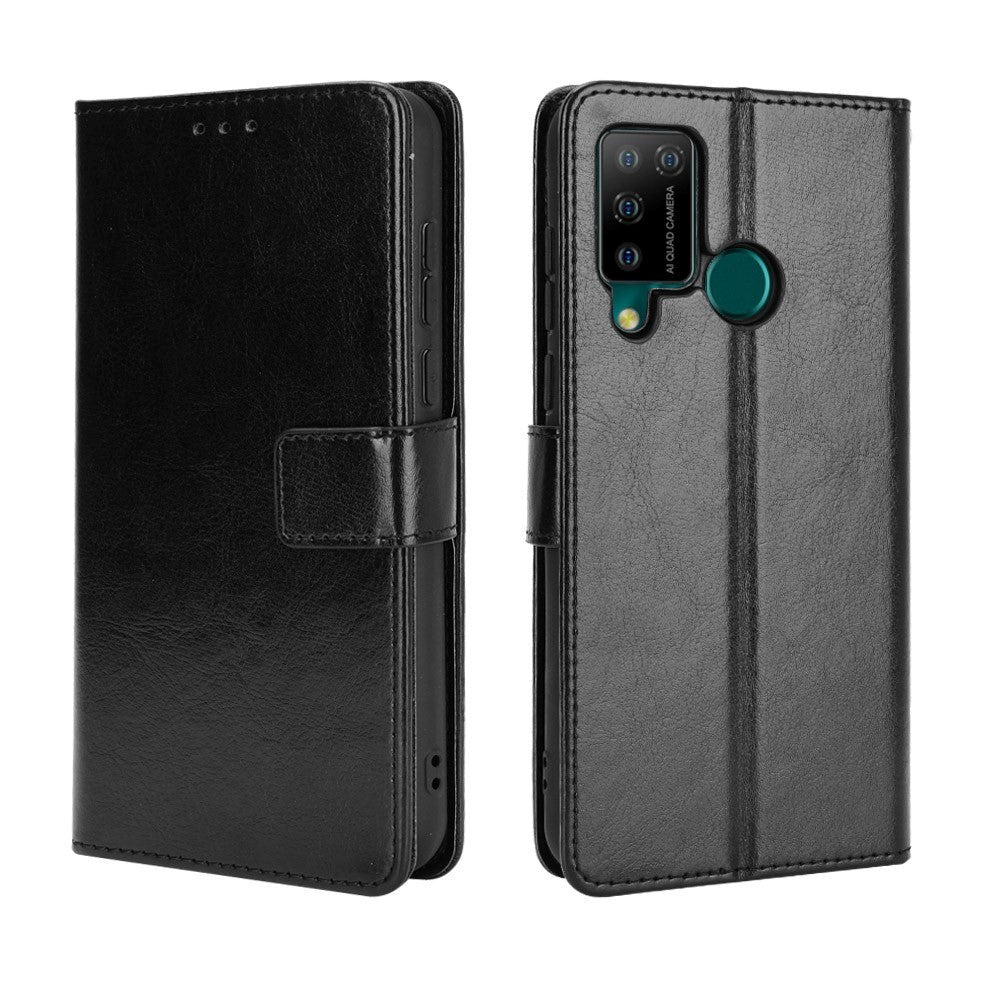 Doogee N20 Pro Læder Cover m. Pung & Strop - Sort