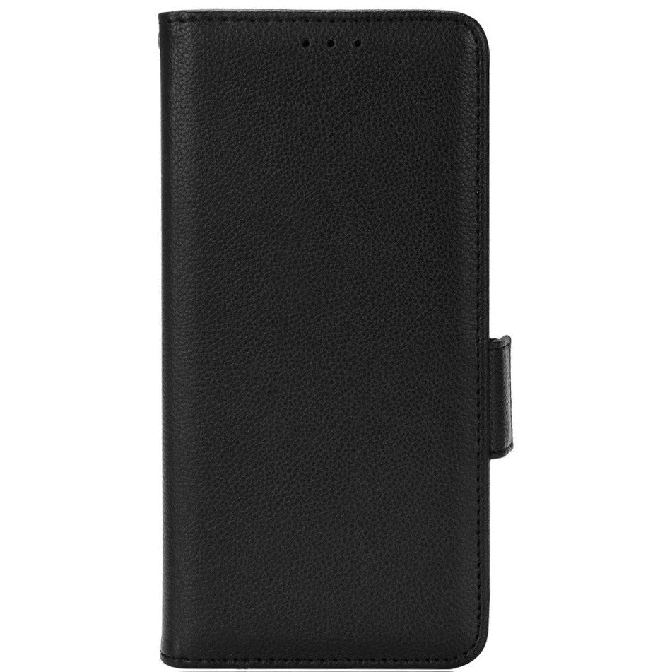 Doogee N40 Pro Litchi Læder Cover m. Pung - Sort