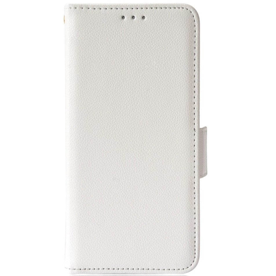 Doogee N40 Pro Litchi Læder Cover m. Pung - Hvid