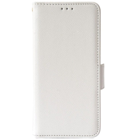 Doogee N40 Pro Litchi Læder Cover m. Pung - Hvid