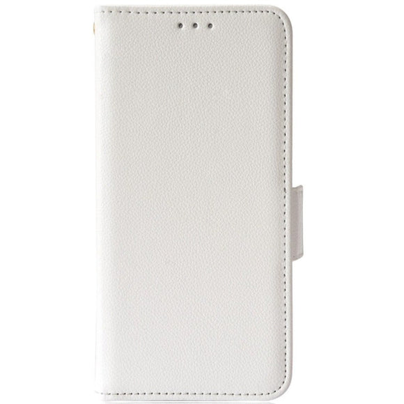 Doogee N40 Pro Litchi Læder Cover m. Pung - Hvid