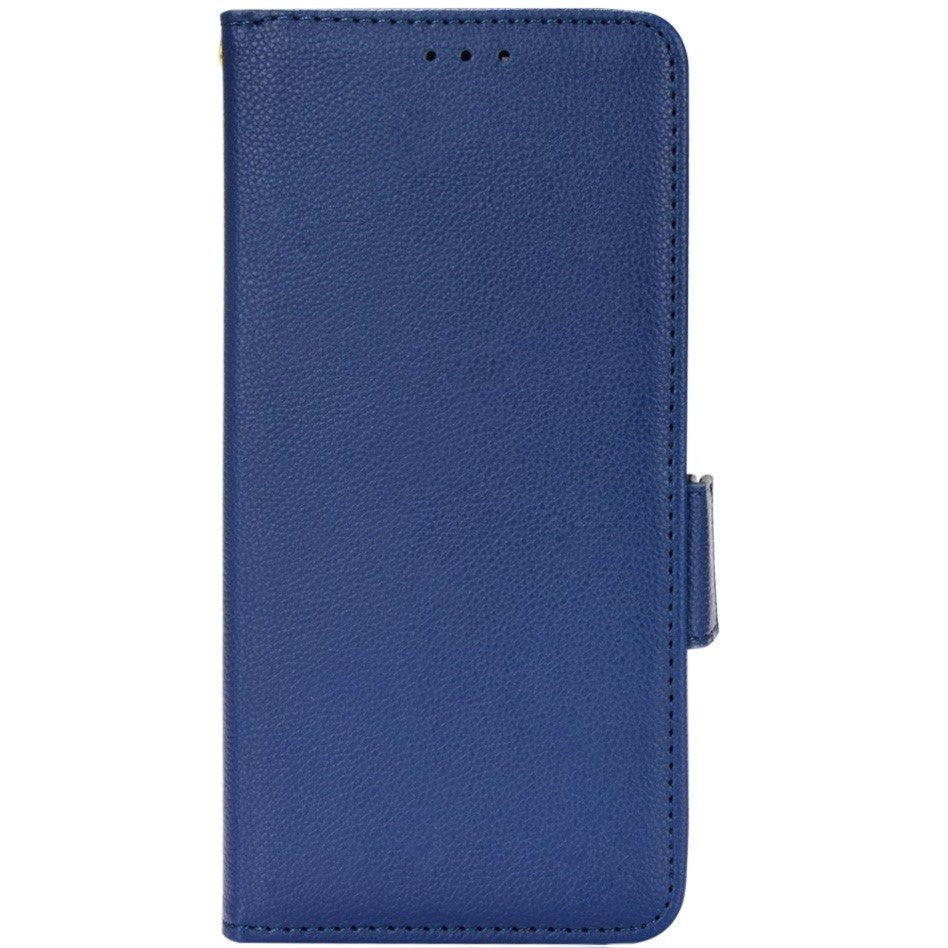 Doogee N40 Pro Litchi Læder Cover m. Pung - Blå