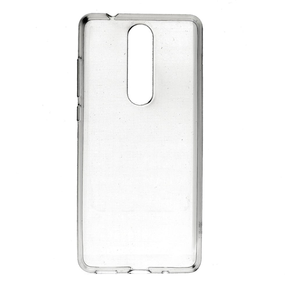 Nokia 5.1 Fleksibelt Plastik Cover Gennemsigtig