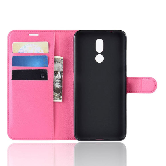 Nokia 3.2 Soft Pouch - Læder Cover m. Pung Pink