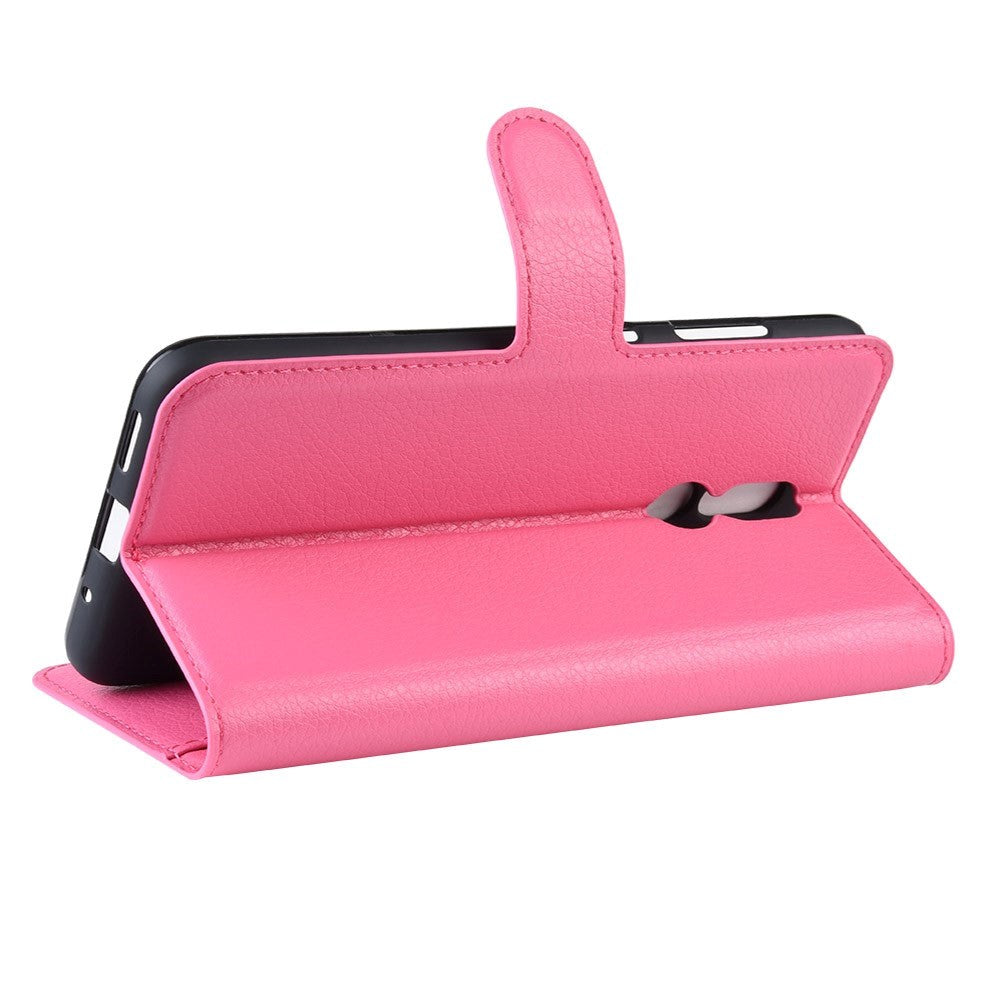 Nokia 3.2 Soft Pouch - Læder Cover m. Pung Pink