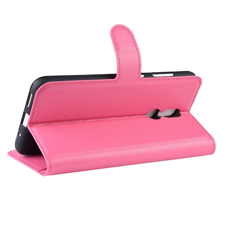 Nokia 3.2 Soft Pouch - Læder Cover m. Pung Pink