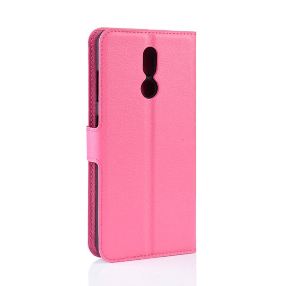 Nokia 3.2 Soft Pouch - Læder Cover m. Pung Pink