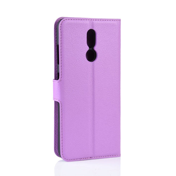 Nokia 3.2 Soft Pouch - Læder Cover m. Pung Lilla