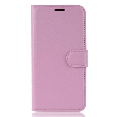 Nokia 2.3 Litchi Læder Cover m. Pung - Lyserød