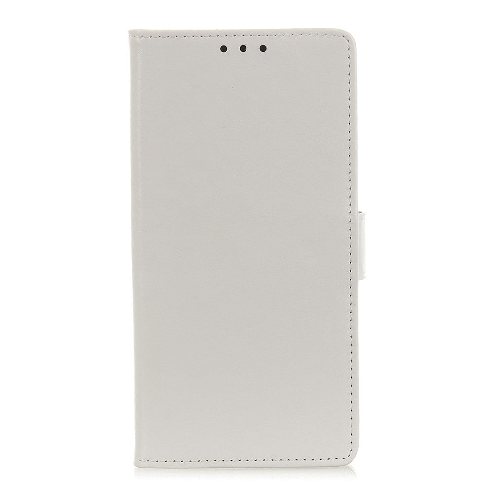 Nokia 1.3 Klassisk Læder Flip Cover m. Stander & Kortholder - Hvid