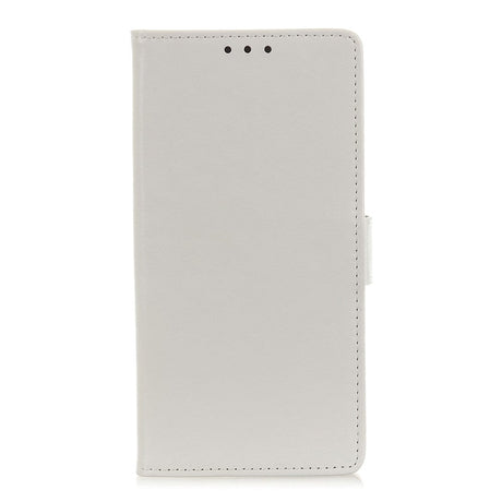 Nokia 1.3 Klassisk Læder Flip Cover m. Stander & Kortholder - Hvid