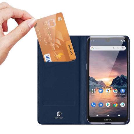 DUX DUCIS Skin Pro Series Nokia 1.3 Flip Cover m. Pung - blå