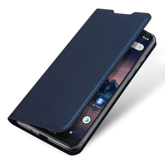 DUX DUCIS Skin Pro Series Nokia 1.3 Flip Cover m. Pung - blå