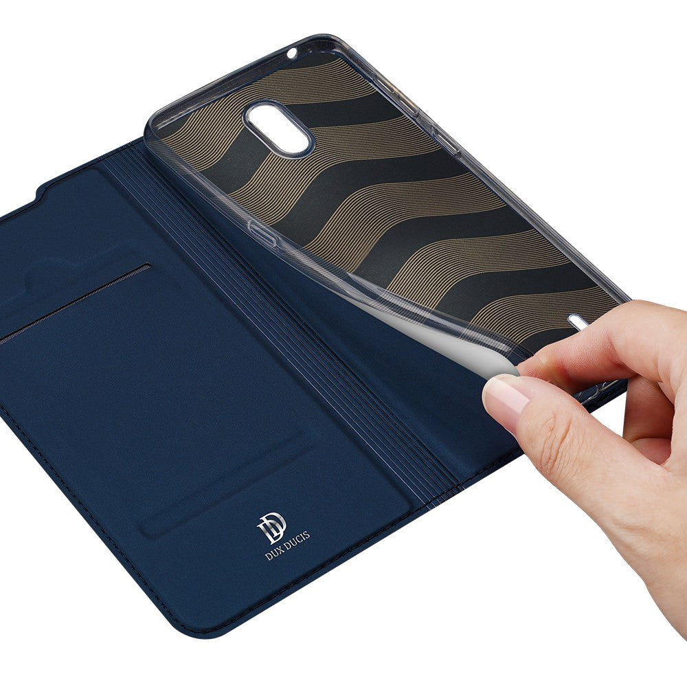DUX DUCIS Skin Pro Series Nokia 1.3 Flip Cover m. Pung - blå