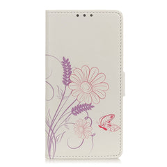Nokia 5.3 Læder Cover m. Pung - Blomster og sommerfugl
