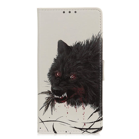 Nokia 5.3 Læder Cover m. Pung - Blodig Ulv