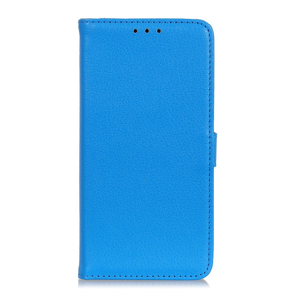 Nokia 5.3 Litchi Læder Cover m. Pung - Blå