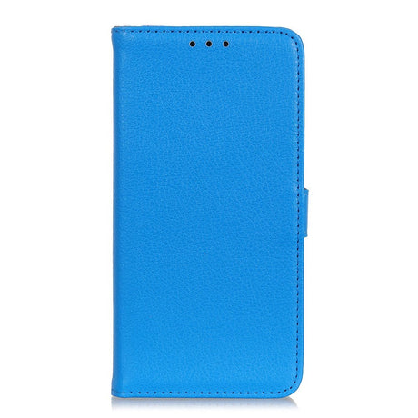 Nokia 5.3 Litchi Læder Cover m. Pung - Blå