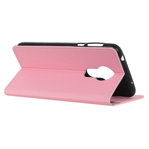 Nokia 3.4 Læder Cover m. Pung - Lyserød