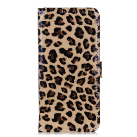 Nokia 3.4 Læder Flip Cover m. Pung - Leopard