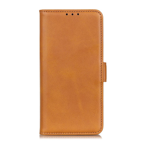 Nokia 1.4 Blødt Læder Cover m. Pung - Lysebrun