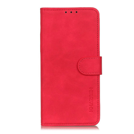 Nokia 1.4 KHAZNEH Retro Læder Cover m. Pung - Rød
