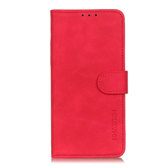 Nokia 1.4 KHAZNEH Retro Læder Cover m. Pung - Rød