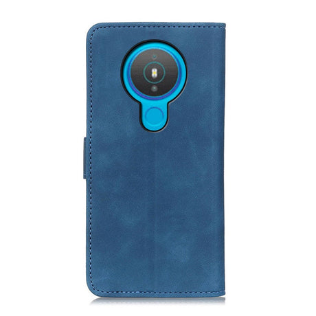 Nokia 1.4 KHAZNEH Retro Læder Cover m. Pung - Blå