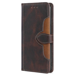 Nokia 1.4 Rustikt Tofarvet Læder Cover m. Pung - Mørkebrun / Brun