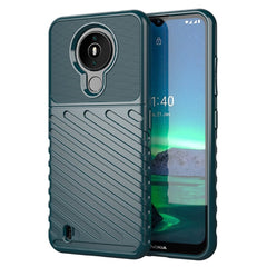 Nokia 1.4 Thunder Series Twill Plastik Cover - Grøn